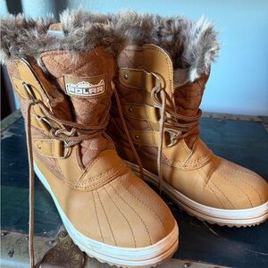 Women's Tan Winter Boots